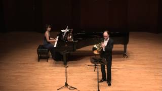 R Gliere four pieces for horn and piano Op35 [upl. by Nesnar]