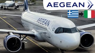 TRIP REPORT Business Class AEGEAN AIRLINES  Thessaloniki to Rome Extensive LOUNGE review in SKG [upl. by Amalberga397]