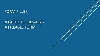 FileCenter PDF Editor A Basic Guide to Fillable Forms [upl. by Lyram]