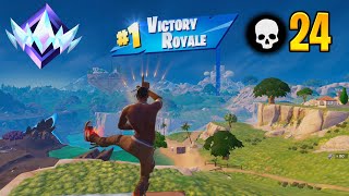 High Kill Solo Ranked Win Full Gameplay Fortnite Chapter 5 Season 3 [upl. by Eerat578]