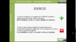 MATEMATICA FINANZIARIA LEZIONE 5 [upl. by Ynohtnaed251]