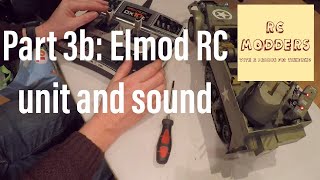 Torro M16 RC Halftrack pt3b Elmod RC and sound second part [upl. by Aiderfla]