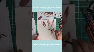 Join Creative Space to watch the full demonstration video of how to create an autumnal wreath [upl. by Enyrb]