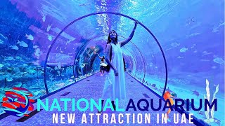 NEW National Aquarium Abu Dhabi  🤩 full tour in ONLY 9 minutes 😱 [upl. by Odlo]