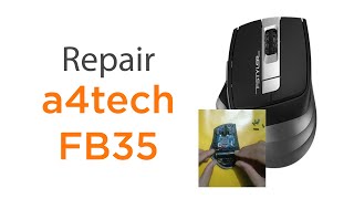 A4tech FB35 Wireless Mouse Opening for Repair [upl. by Nerw]