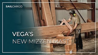 Vegas New Mizzen Mast  SAILCARGO INC [upl. by Hidie]