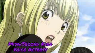 Death Note  English voice actress of Misa Amane [upl. by Aipmylo]