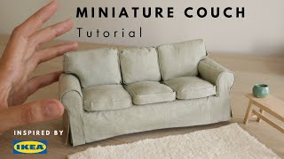 IKEA mini Couch  Tutorial No sewing  No 3D printing [upl. by Timmons]