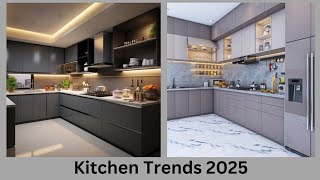 Kitchen Trends 2025  Modern Kitchen Design ideas For Renovation And inspired Designs [upl. by Horner]