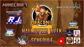 DRACONICS HALLOWEEN WEEK SCHEDULE [upl. by Bohlen898]