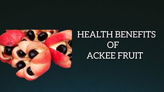 Health benefits of Ackee Fruit  ackee healthbenefits ytviral trendingnow nutritiontips food [upl. by Rezzani]