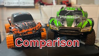 Traxxas Maxx Slash And Traxxas Slash 4x4 Comparison [upl. by Ettenwahs]