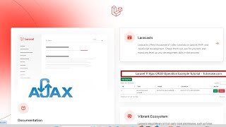 Laravel 11 Ajax CRUD Example [upl. by Aissela130]