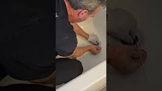 Quickly Unclog Shower Drain plumbing cloggeddrain [upl. by Rosemonde]