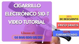 Como Funciona El Cigarro Electronico  Video Demostracion Joyetech 510T [upl. by Aphra662]