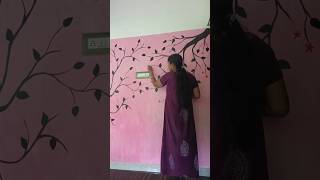 Wall painting ideas beautiful wall painting painting trending shorts [upl. by Tamah]