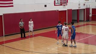 Boys Junior Varsity Basketball Baldwinsville VS Whitesboro 1192019 [upl. by Auqemahs]