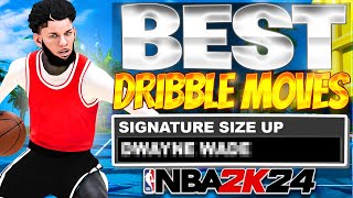 BEST DRIBBLE MOVES in NBA 2K24 SEASON 6  FASTEST DRIBBLE MOVES amp COMBOS FOR ALL BUILDS  TUTORIAL [upl. by Pardew]