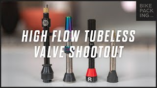 High Flow Tubeless Valve Shootout [upl. by Ylluz]