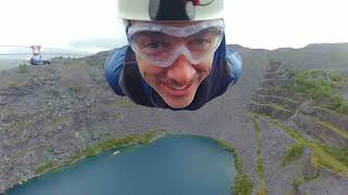 Zipwire experience in Snowdonia [upl. by Stock]