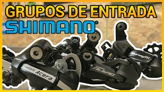 Grupos SHIMANO para sua MTB  ALIVIO  ACERA  ALTUS  TOURNEY Parte 1 [upl. by Artenra]