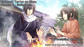 SUB Hakuouki Tenun no Shou 3  Saito route [upl. by Eiramlatsyrc]