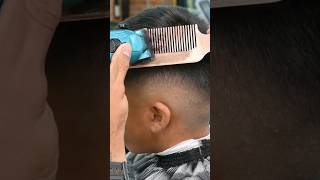 Clipper over comb technique❗️ barbershop haircut fade barberlife [upl. by Tini]