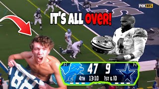 Cowboys Fan Reacts to Detroit Lions vs Dallas Cowboys  2024 Week 6 Game Highlights [upl. by Waechter]