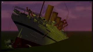 BRITANNIC sos SINKING MOVIE 2000 in roblox [upl. by Borroff149]