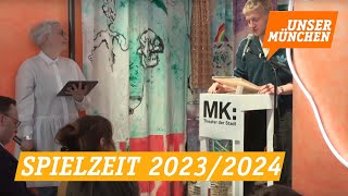 Programm der Münchner Kammerspiele für die Spielzeit 20232024 [upl. by Malcah]