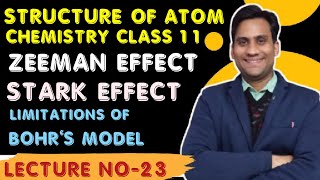 Limitations of Bohrs Model  Zeeman effect and Stark effect [upl. by Stilwell]