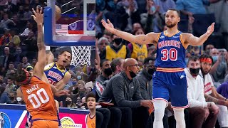 ToscanoAnderson Dunks on McGee Warriors End 18 Game Streak 2021 NBA Season [upl. by Iram]