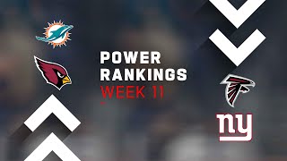 Week 11 Power Rankings [upl. by Ahsekin]