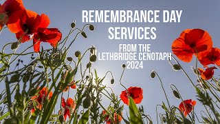 Lethbridge Cenotaph Service  Remembrance Day 2024 [upl. by Reckford]