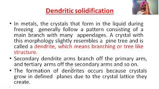 Solid SolutionCooling curvesBinary alloys Dendritic solidificationMETALLURGYMMMech4th HSBTE [upl. by Nylehtak719]