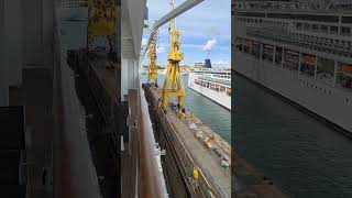 MSC Armonia Coming For Dry Dock at Malta Shipyard Today livestreaming abroadjobsblogger live [upl. by Ailimat811]