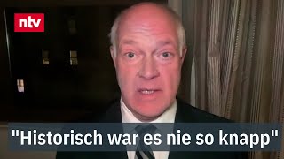 USExperte Denison quotHistorisch war es nie so knappquot  Heißer Kampf ums Weiße Haus  ntv [upl. by Abekam3]