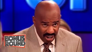 INSANE Family Feud Answers WRECK Steve Harvey [upl. by Bennion]