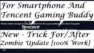 How To fix enable storage access permission problem in Tencent Gaming Buddy And Smartphones [upl. by Burkle]