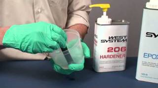 Dispensing and Mixing WEST SYSTEM Epoxy [upl. by Ennyroc]