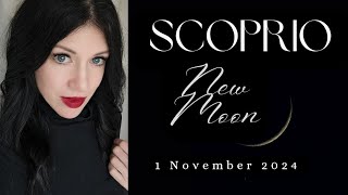 Scorpio New Moon  Soul baring and raw emotion  1 November 2024 [upl. by Bellew116]