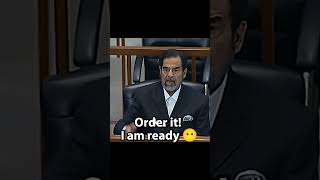 🔥 Saddam Hussein attitude video🔥 attitude saddamhussain attitude viral short shortfeeds [upl. by Eyram]