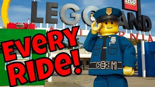 Legoland EVERY RIDE 4K Legoland California [upl. by Trip458]