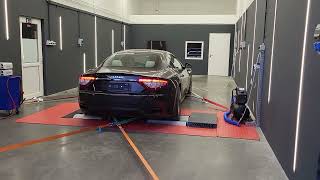 Maserati Granturismo 47L V8 dyno amazing sound 430 HP [upl. by Vani]