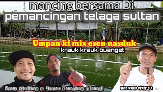 Mancing di telaga sultan ump kf mix esen nasduk kriuk kriuk banget [upl. by Ayanaj]