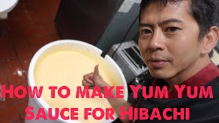 how to make yum yum sauce for hibachi [upl. by Mure12]