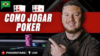 Como Jogar Poker Guia para Iniciantes ♠️ PokerStars Learn [upl. by Yeleek]