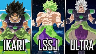 All 12 Forms Of Broly The Legendary Super Saiyan [upl. by Enywtna]