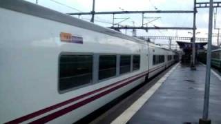 Talgo train departing from Morges Barcelona  Zürich [upl. by Martica]