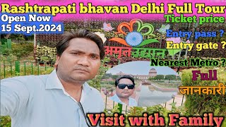 Amrit udyan Rashtrapati Bhavan 2024। Amrit Udyan Delhi 2024 । Mughal gardenFull Tour [upl. by Adnek]